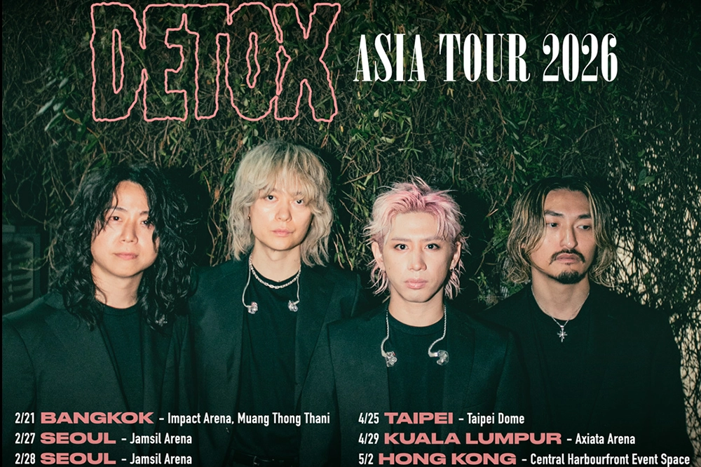 日本首登】ONE OK ROCK 舉辦「DETOX」 2026 亞洲巡迴確定四月來台北大