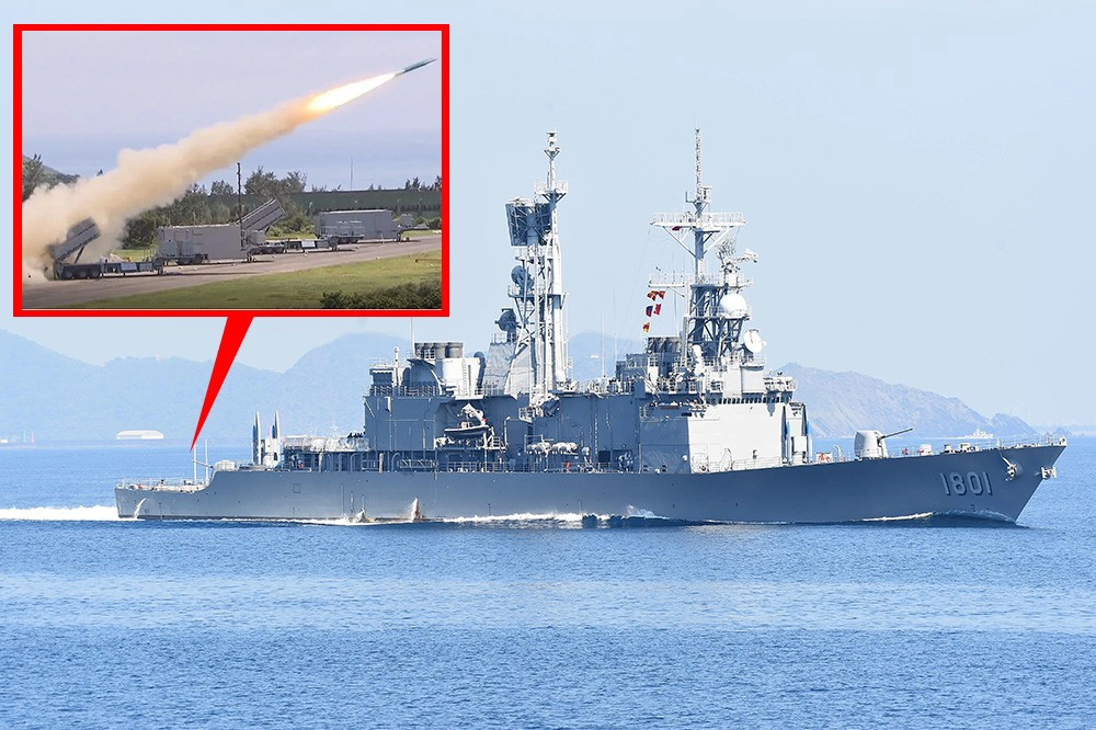 【不對稱戰力】雄二E巡弋飛彈海上部署 基隆級軍艦後甲板作發射平台 -- 上報