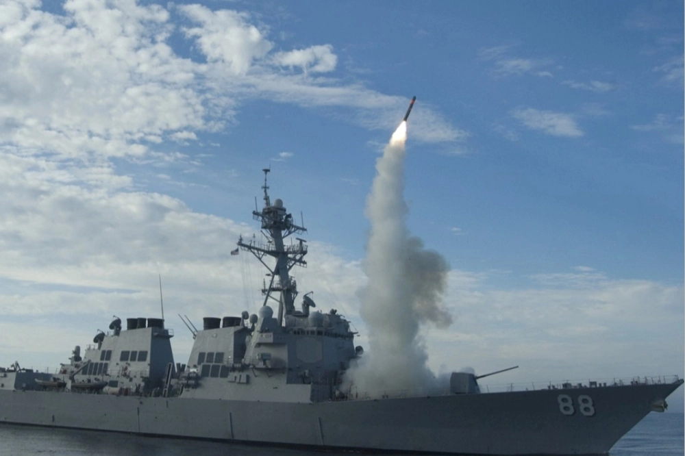 美軍可從軍艦上垂直發射戰斧巡弋飛彈,國軍也欲打造「台版」戰斧。(取自U.S Navy)