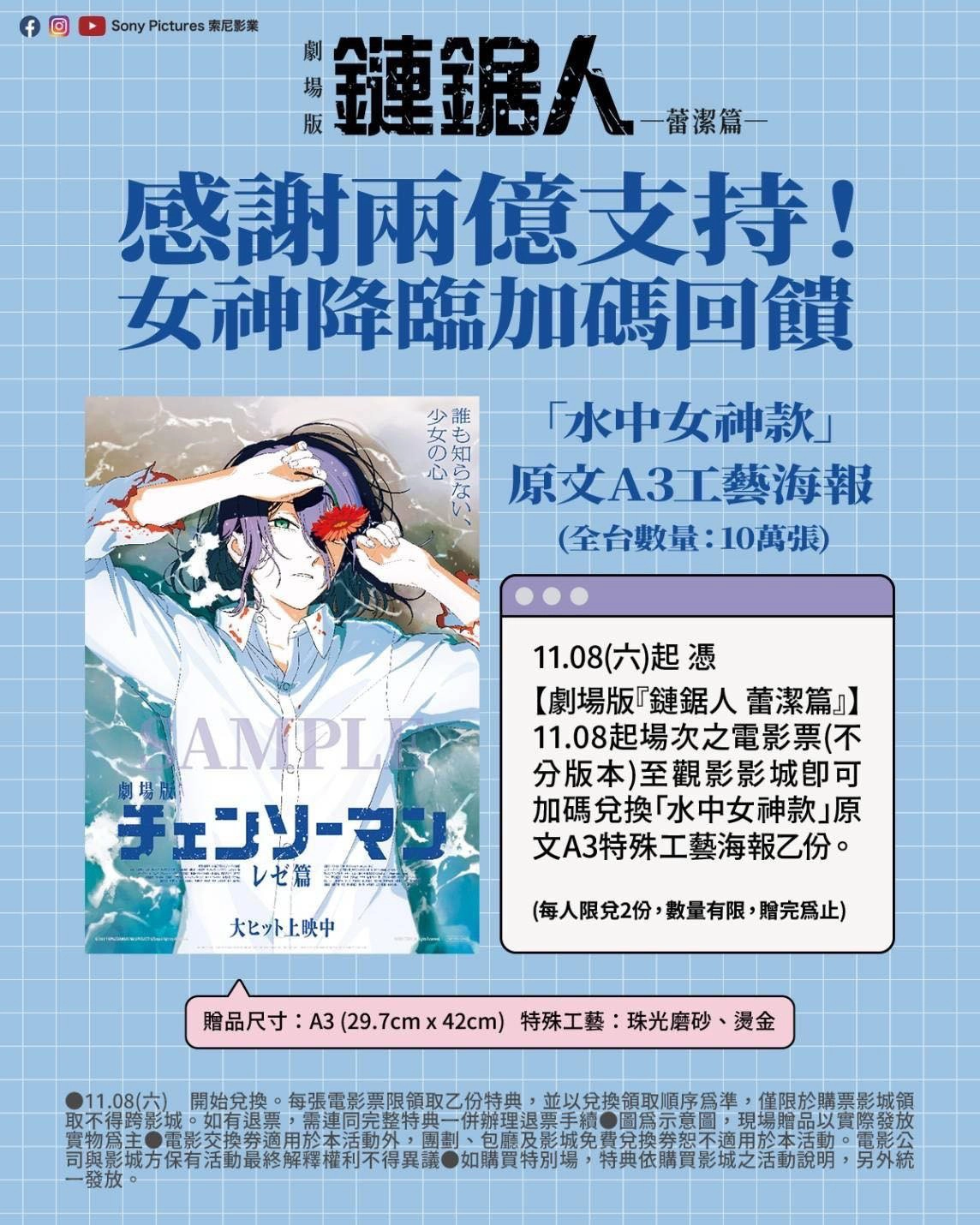水中女神海報(來源:索尼影業)