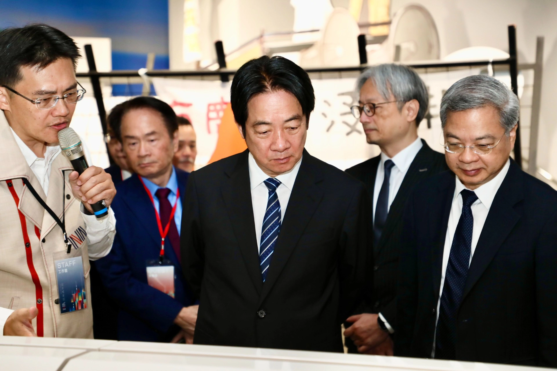 總統賴清德出席「國家檔案館開幕典禮」。（王侑聖攝）
