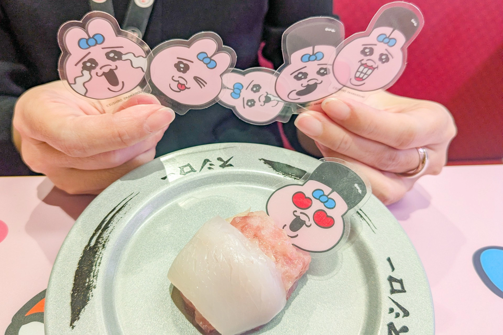 褲褲兔鮪魚萩餅 60 元。（邱家琳攝）
