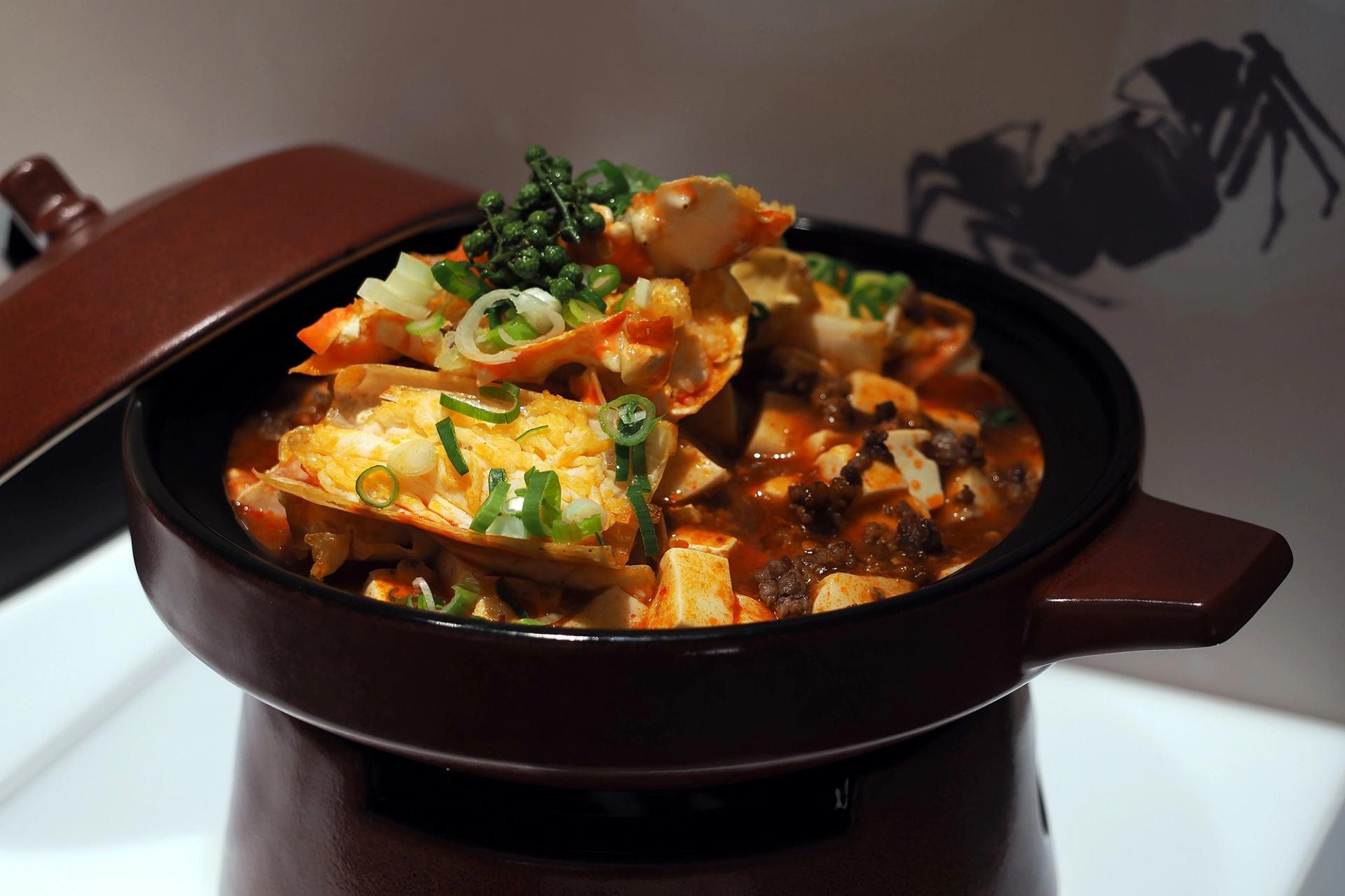『帝王蟹麻婆魚豆腐』