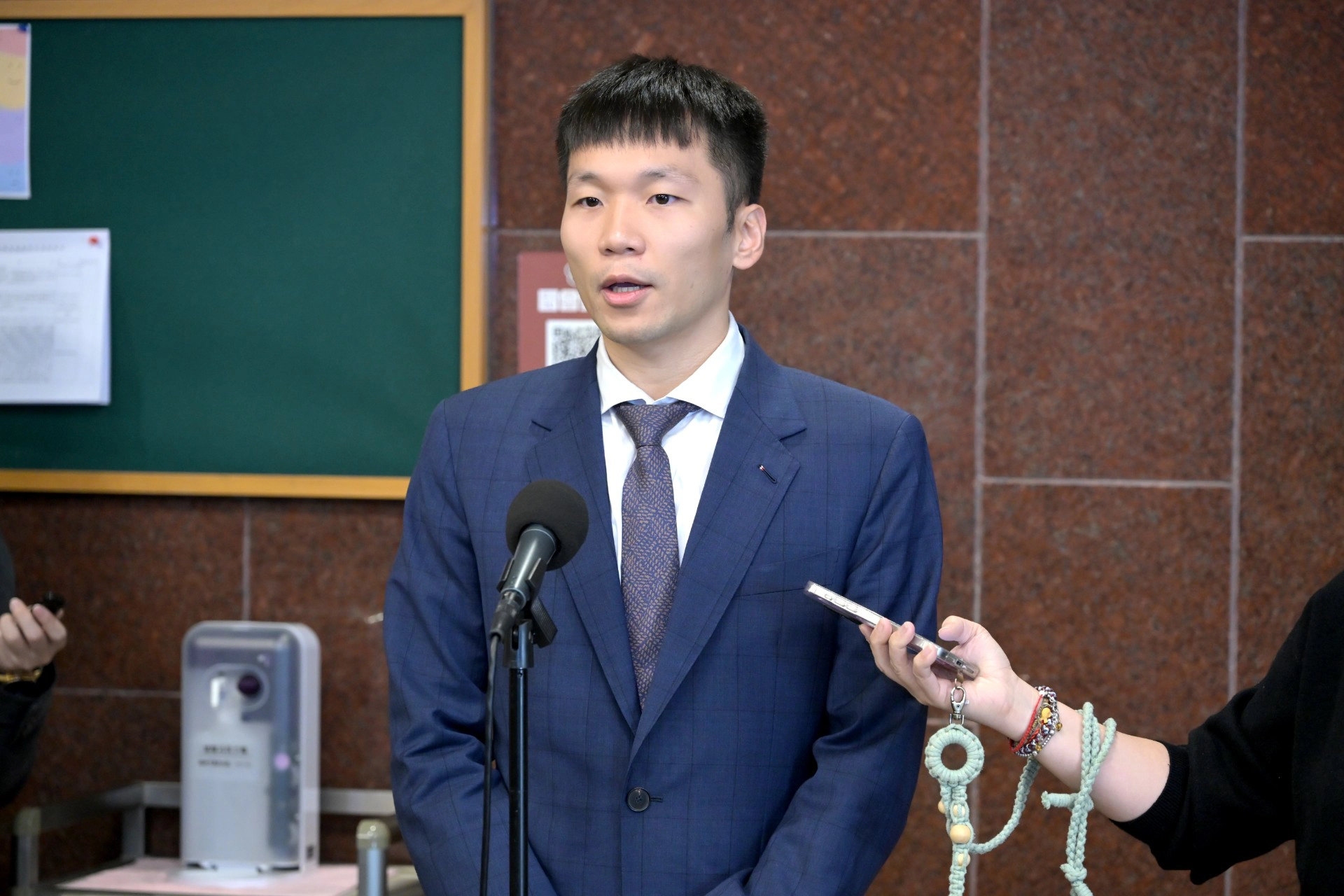李洋受訪。（張哲偉攝）