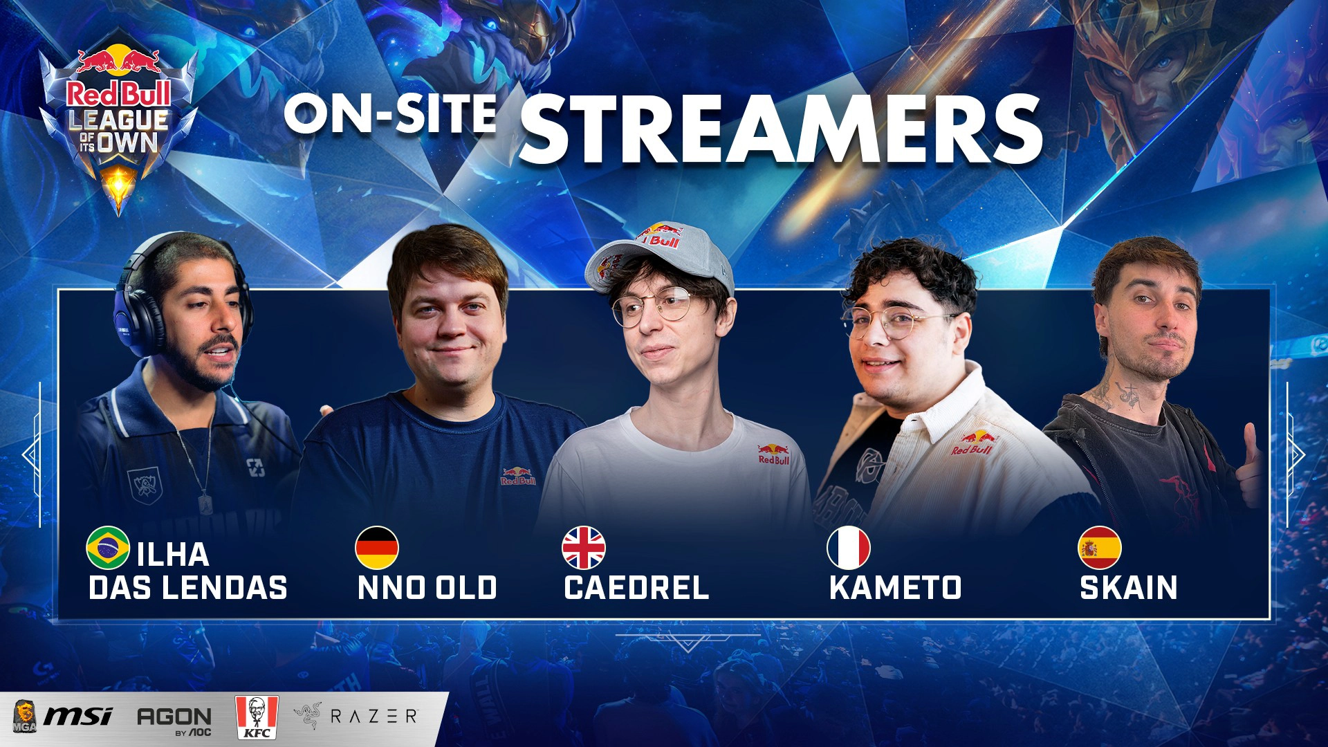 2025 紅牛盃 Co-stream 名單(來源:redbullgaming_X)