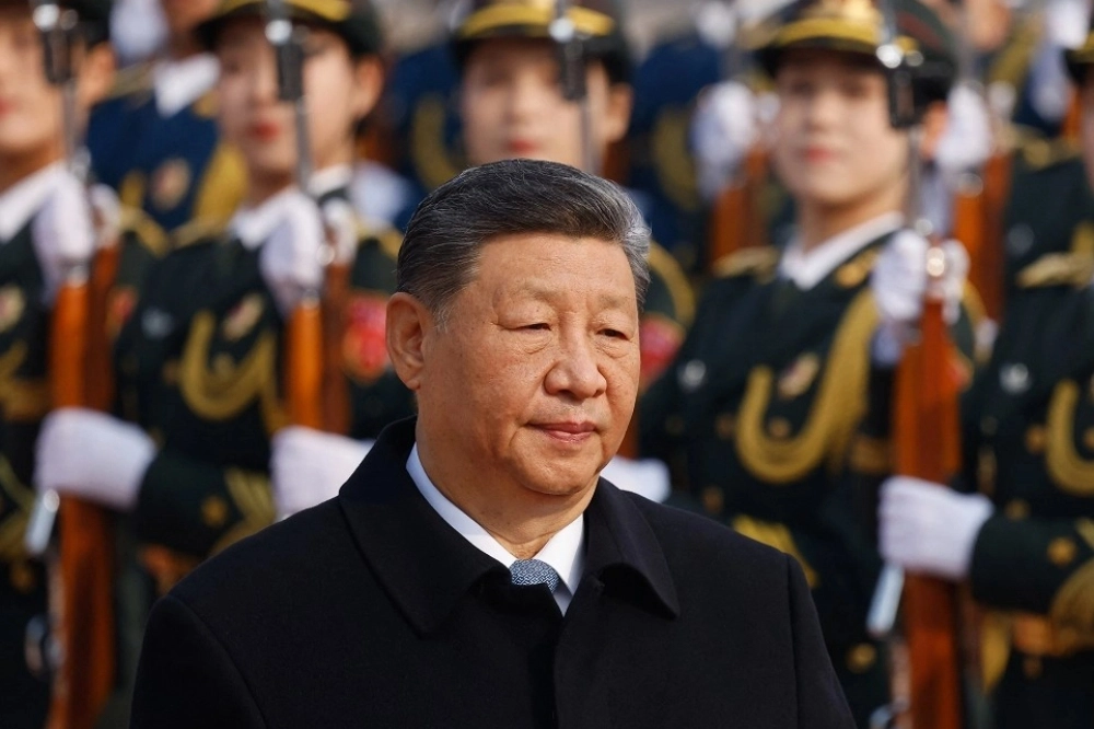 習近平上任以來雖未曾間斷反腐與局部清洗，但無論是軍隊系統、政府系統，還是司法系統，均維持正常運轉。（法新社）