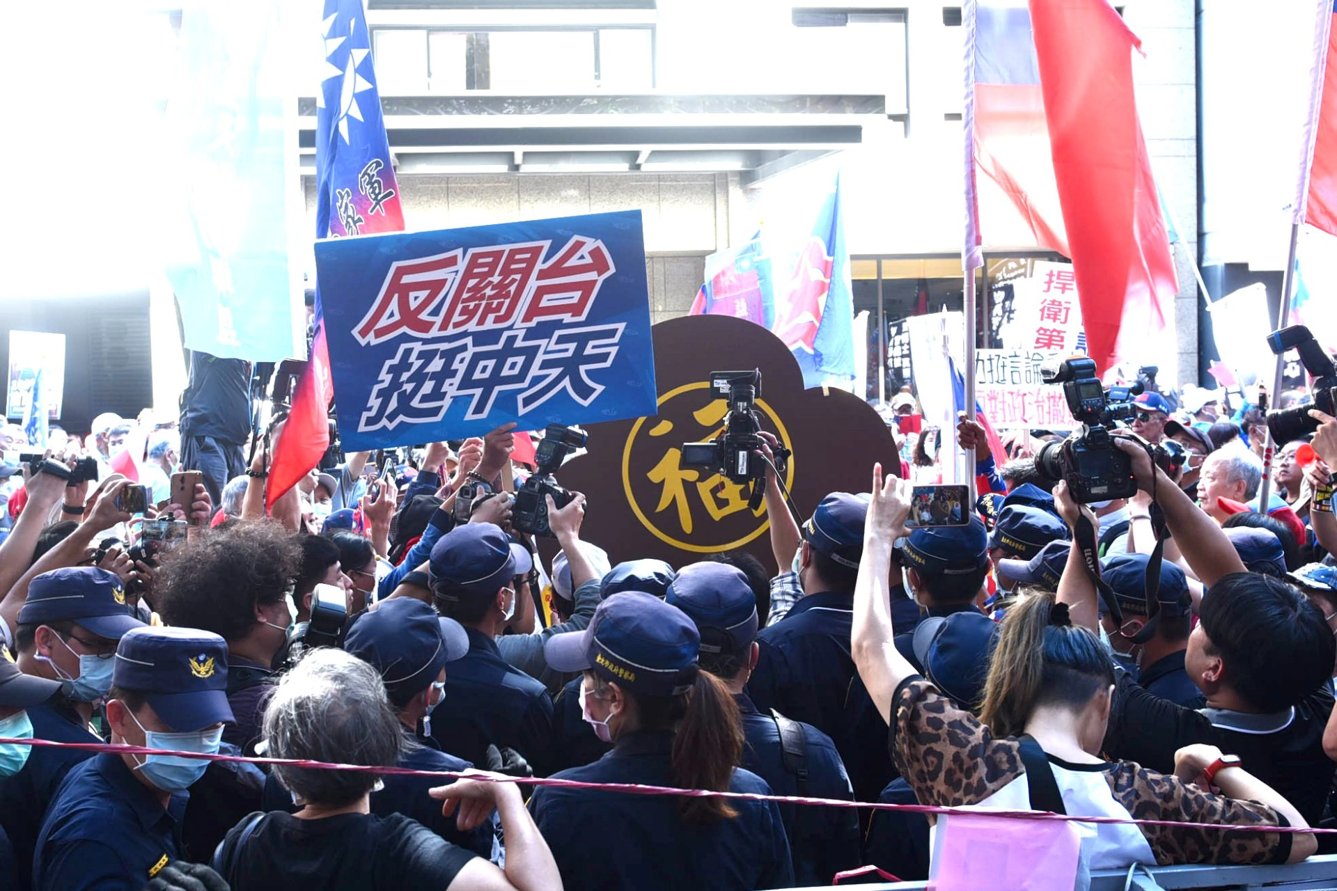 中天電視台遭下架時引發爭議。(資料照片/張哲偉攝)