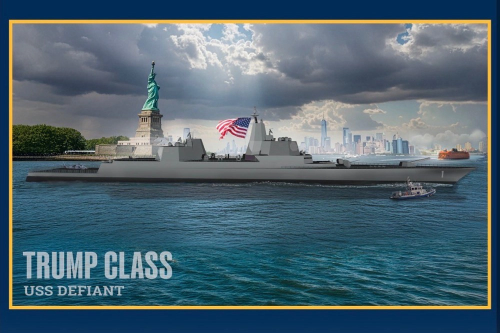 美方推出「川普級」造艦計畫，有意藉此大幅提振美國海軍軍威，但分析人士認為，投注巨大資源若未能獲得成功，反而將使美軍踏上沉淪道路。（取自白宮X平台帳號）