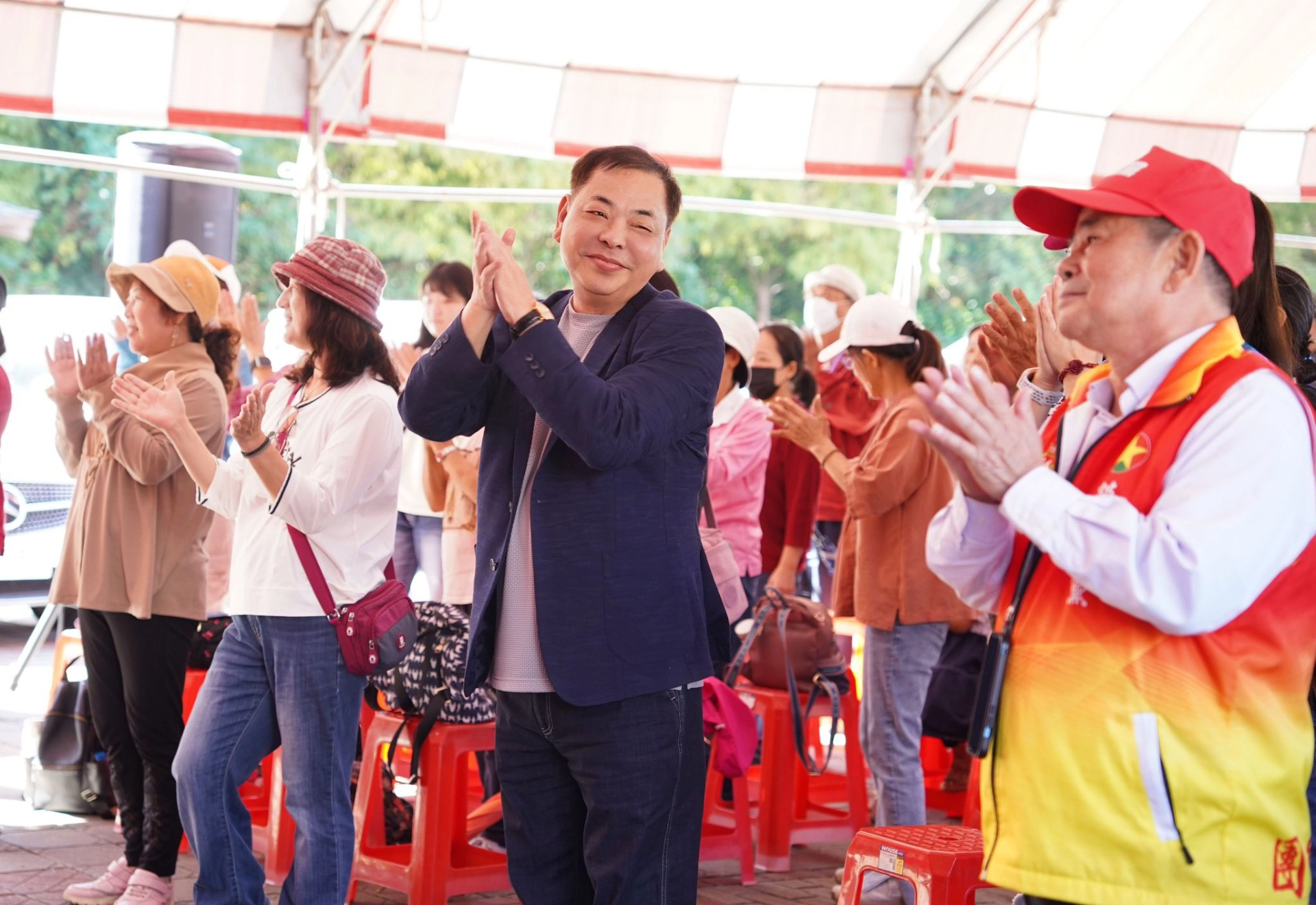陳見賢擔任新竹縣黨部主委多年,地方實力穩固。(取自陳見賢臉書)