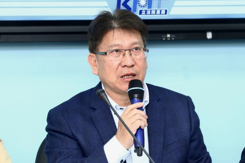 眼見徐欣瑩與陳見賢纏鬥,林思銘(圖)考慮退出竹縣長初選之爭。(資料照片/王侑聖攝)