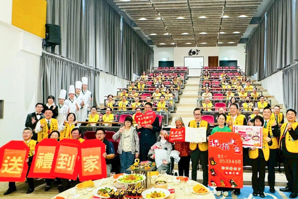 永慶房產集團宜蘭區四品牌經管會號召逾55間加盟店響應創世基金會「寒士吃飽30」活動。(永慶房產集團提供)