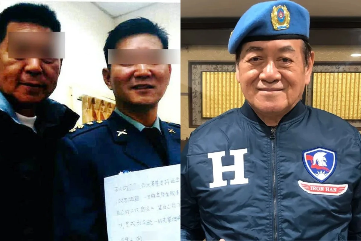 前中將高安國(右)、上校向德恩(左)涉共諜案,2人同獲刑7年半。(擷取黑熊學院官網、高安國臉書)
