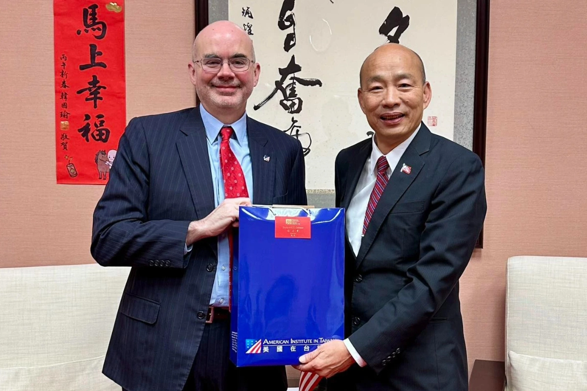 政院版軍購條例3/6付委 谷立言拜會韓國瑜:盼深化美台合作 -- 上報