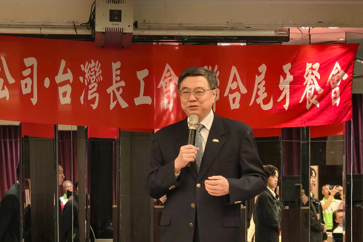 「長工會」農曆除夕前尾牙過去「謝系」要員大集結，「大師兄」行政院長卓榮泰也出席。（讀者提供）