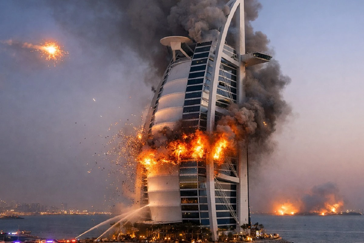 【有片】伊朗飛彈狂炸阿聯 杜拜地標帆船酒店火光四起 -- 上報