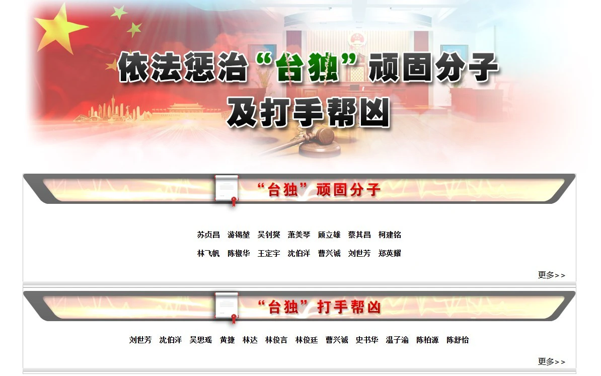 國台辦新增「台獨打手幫兇」名單 這3人重複上榜真的「好獨」 -- 上報