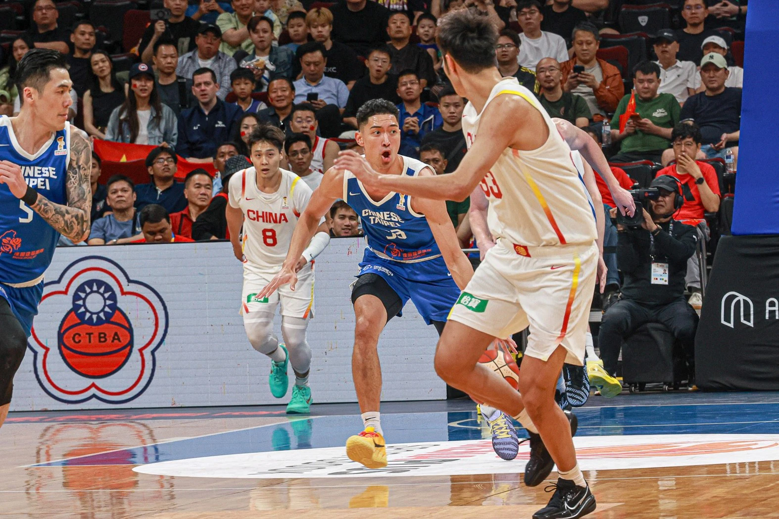 中華隊今天迎戰中國。（籃協提供）