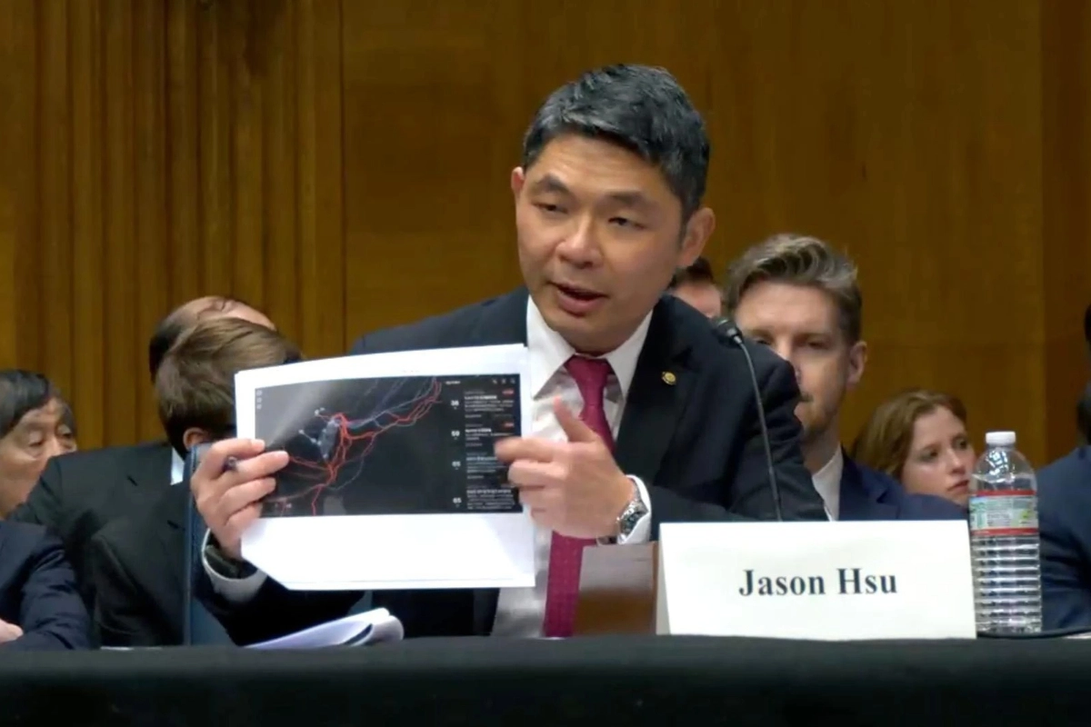 許毓仁赴美國會聽證示警「斷纜威脅」 籲立院盡快通過國防預算 -- 上報