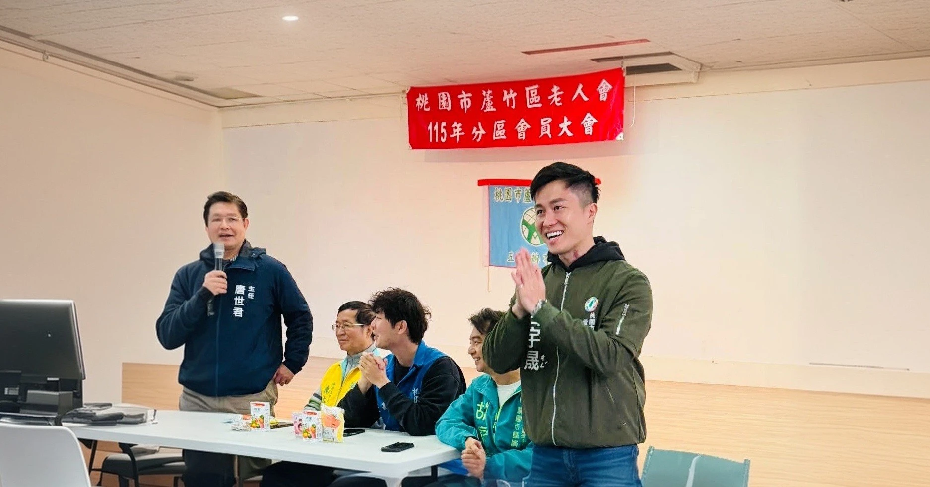 呂宇晟出席桃園市蘆竹區老人會活動，分享「活就要動」健康理念，盼打造長輩有感的健康城市。