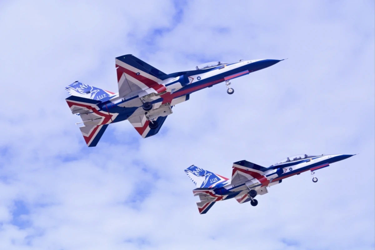 空軍教練機換訓成果展示(F-5型機、勇鷹高教機)