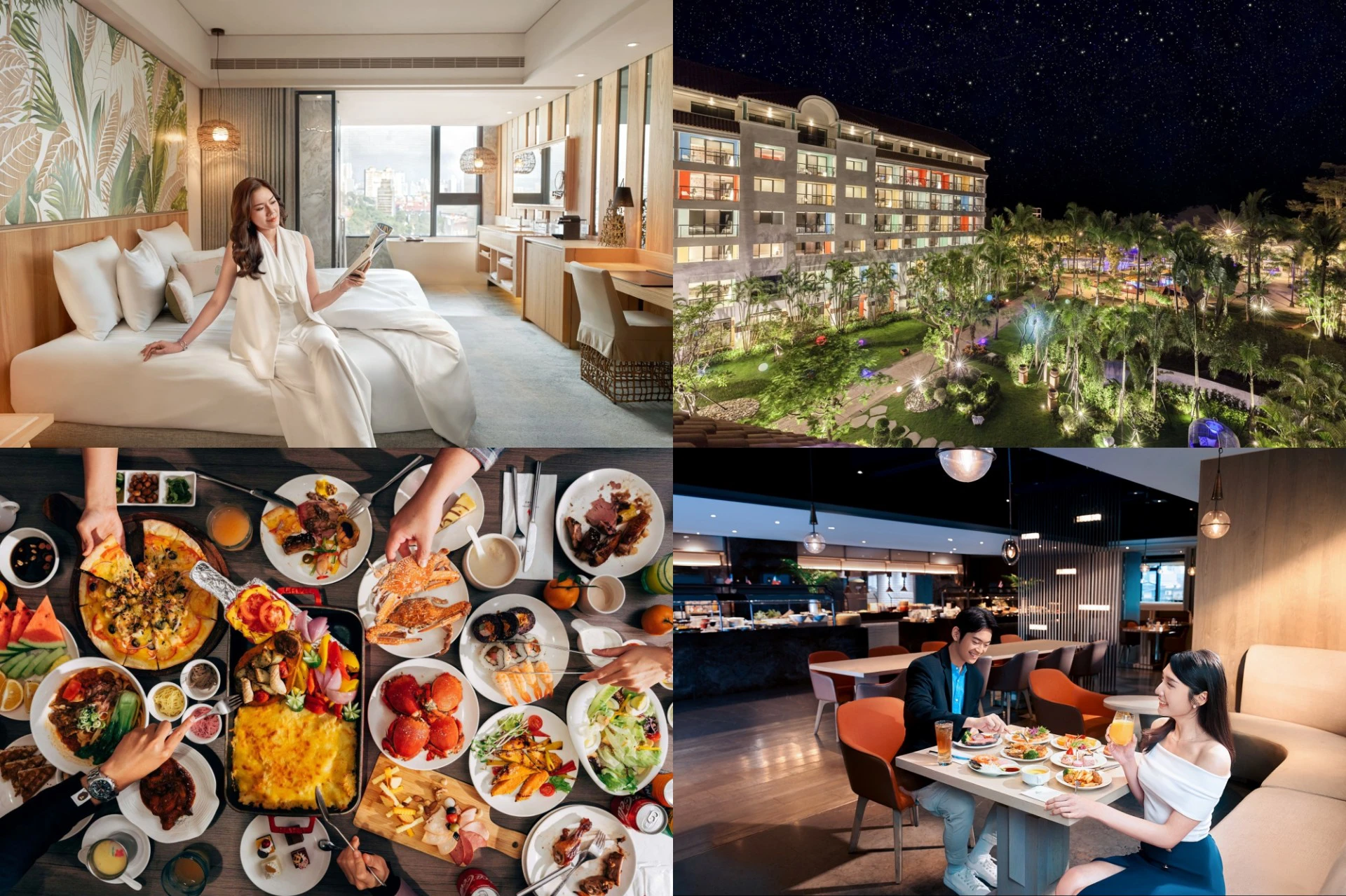 凱撒飯店連鎖春季優惠開跑!南北雙城住宿 3,999 元起、buffet 吃到飽買一送一 -- 上報