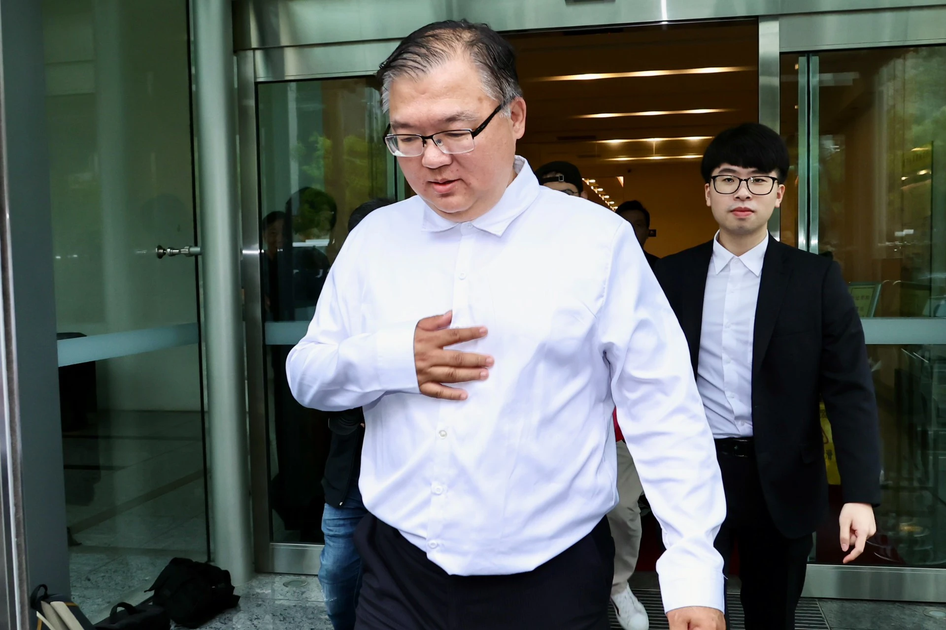 馬英九基金會董事李德維。(王侑聖攝)