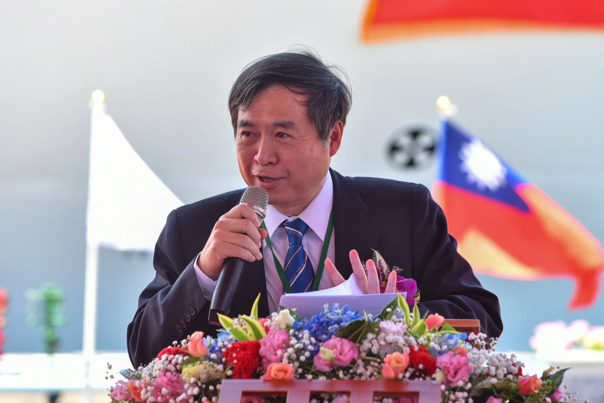 鄭文隆表示,海鯤號自製率已超過40%,希望後續艦能提升至50%。(資料照片)