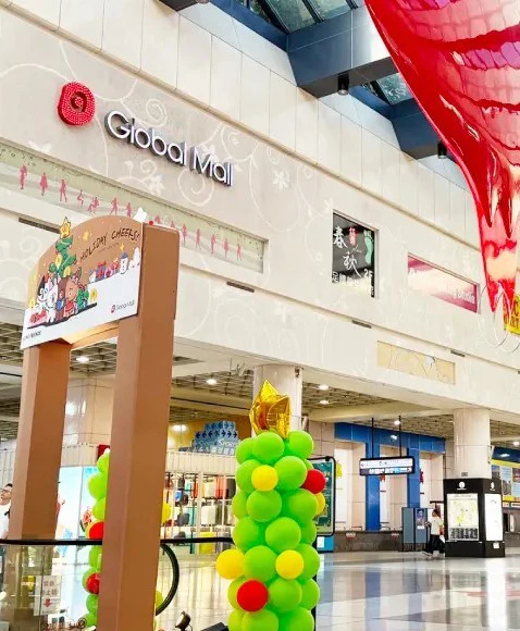 冠德Global Mall環球購物中心旗下板橋店，去年業績近30億元，已可與微風北車並駕齊驅。（取自環球購物中心官網）