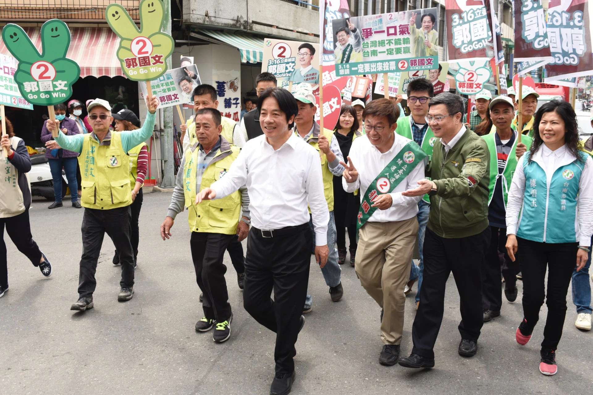 賴清德兩度出面勸退林志展，力挺郭國文，但最終協調未成功。（資料照片）