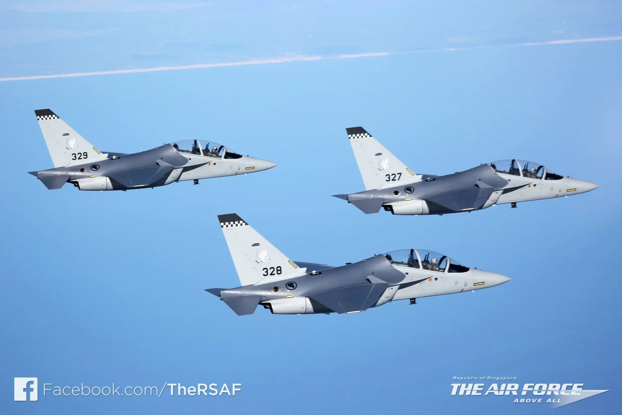 M-346高級教練機。（取自新加坡空軍）
