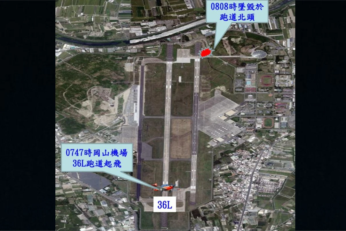 T-34失事時「機頭朝南往下墜」　曾完成4次航線任務未出現異常回報