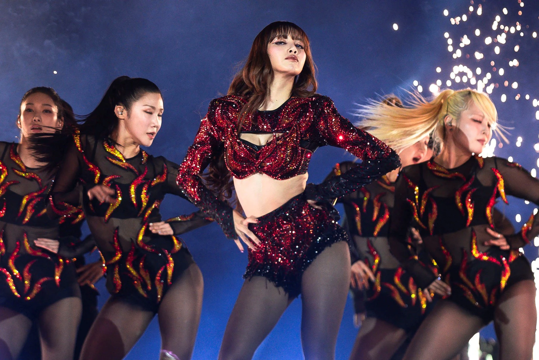 BLACKPINK成員LISA將在美國開幕式上表演。（資料照片／法新社）