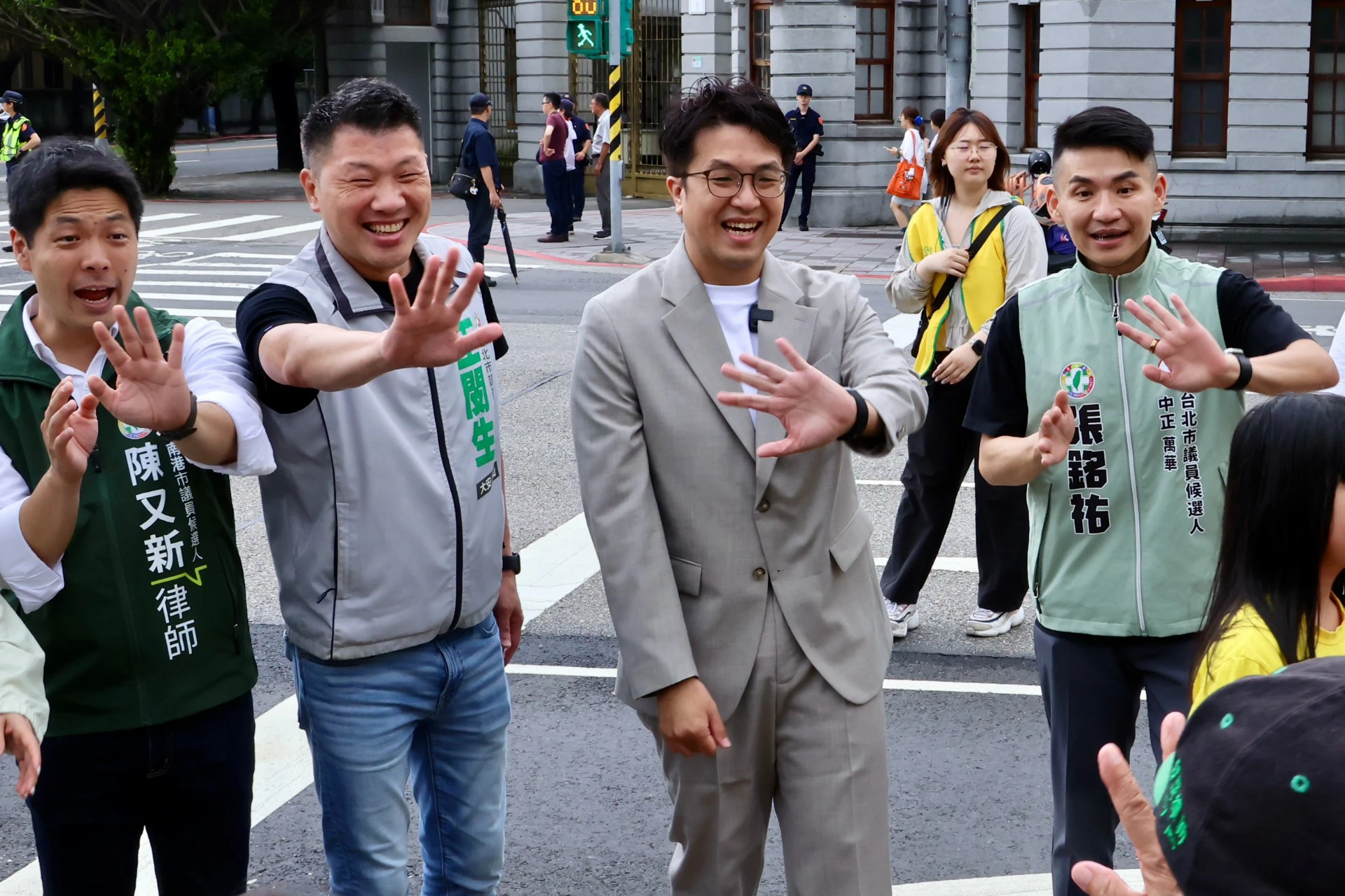 民調顯示,沈伯洋還有進步空間,黨中央已建議北市輔選團隊思考如何替他打造人設。(王侑聖攝)