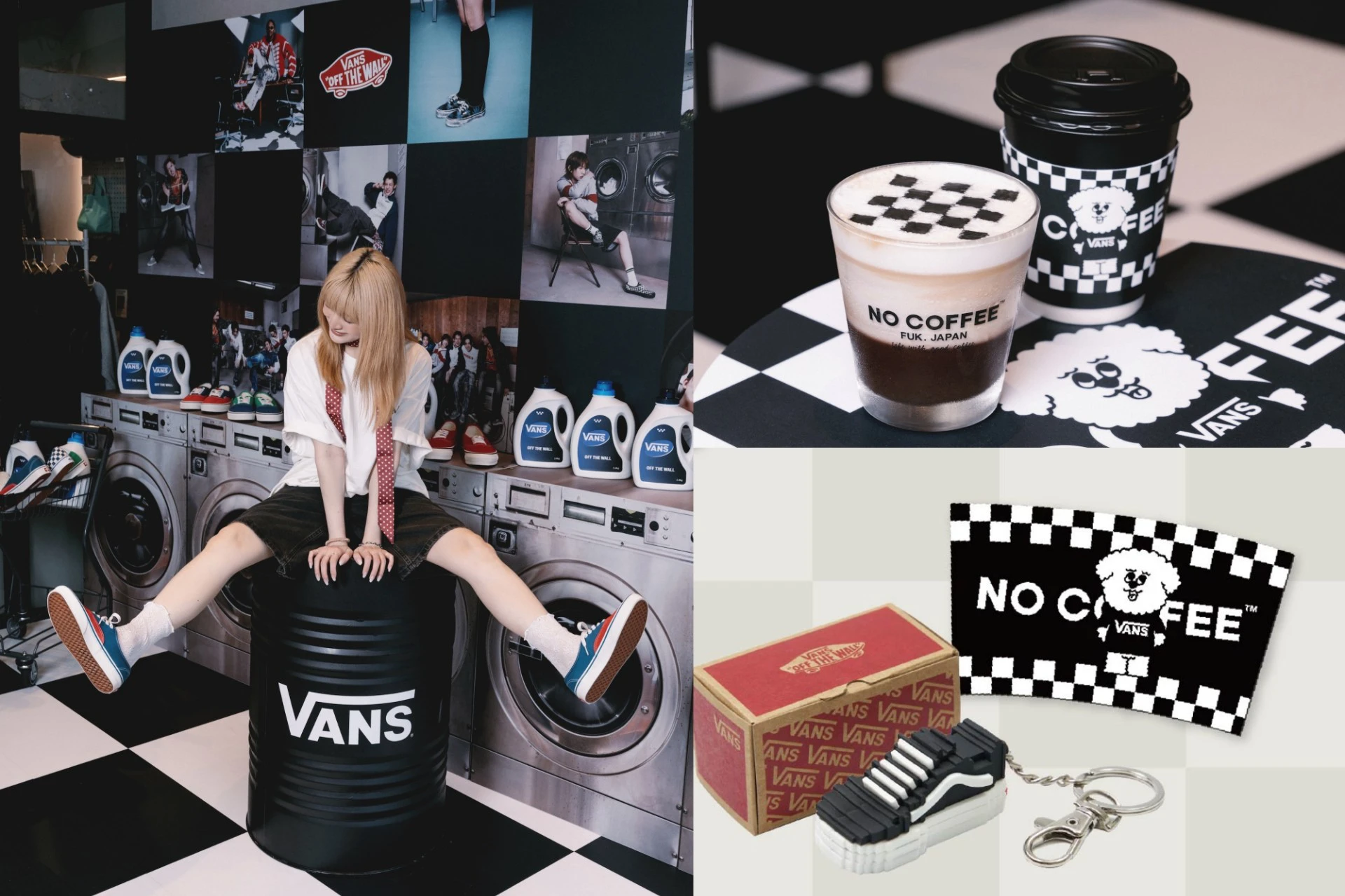 Vans × NO COFFEE 聯名快閃店!限定「威士忌風味特調」免費喝 Vans 迷你鞋鑰匙圈、聯名貼紙兌換方式一次看 -- 上報