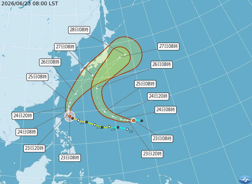 【一週天氣】雙颱共舞成形！米克拉升格強颱　週末防劇烈降雨