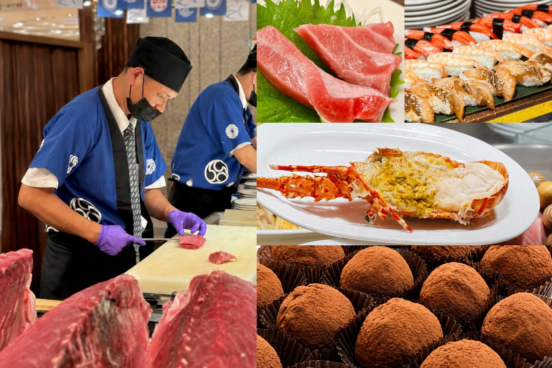 這家吃到飽太狂!豐 FOOD 週年慶祭出杜拜巧克力放題、龍蝦買 10 送 10 還有鮪魚現切秀 -- 上報