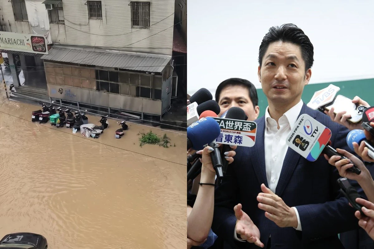 台北內湖大淹水　咕嚕大軍灌蔣萬安臉書刷火鍋梗：變湯底了　