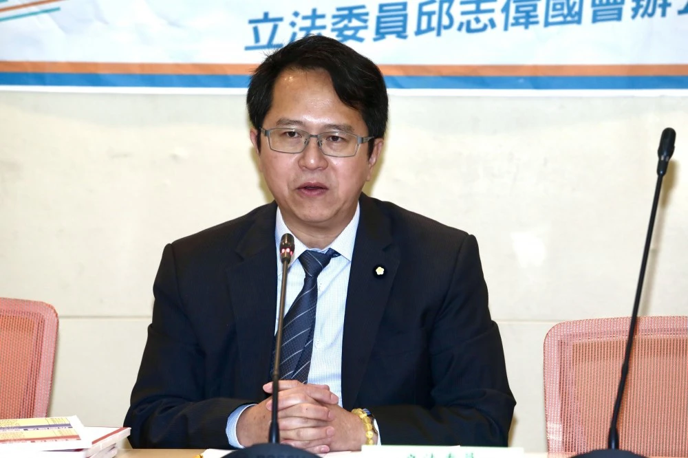 邱志偉已在24日登記參選，擬接棒中評會主委一職。（資料照片／王侑聖攝）
