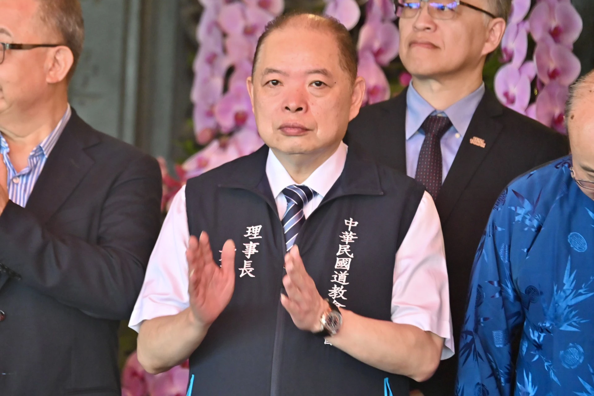 從陳水扁到蔡英文，黃承國扮演地方關鍵橋樑，指南宮成政壇交會點。（張哲偉攝）