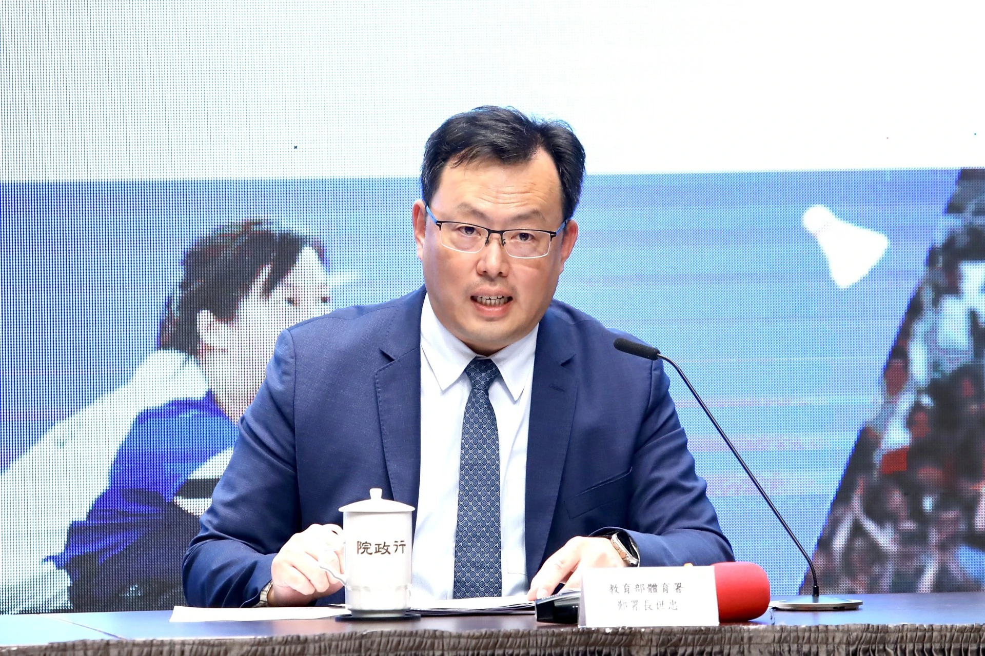鄭世忠曾任體育署長,被視為爭取首任運動部長人選之一。(資料照片/王侑聖攝)