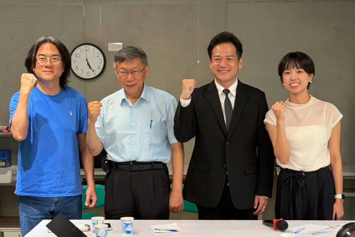 柯文哲點名3人組「大新竹鐵三角」 駁「強壓選到底」傳聞 -- 上報