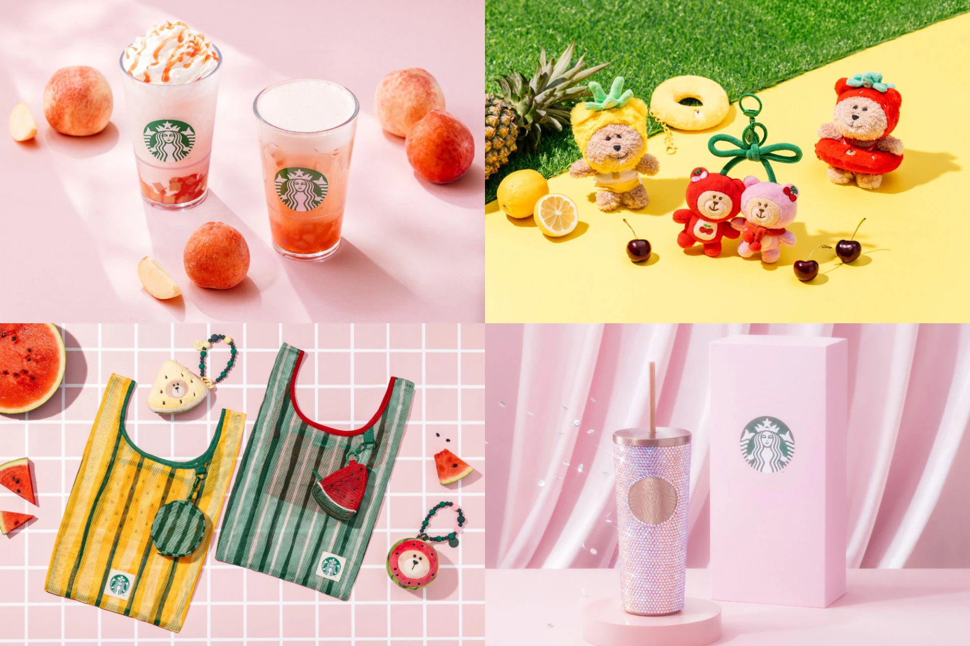 星巴克夏季新品 7/22 開賣!蜜桃吉利星冰樂、Bearista 水果熊、STANLEY 聯名杯等一次看 -- 上報
