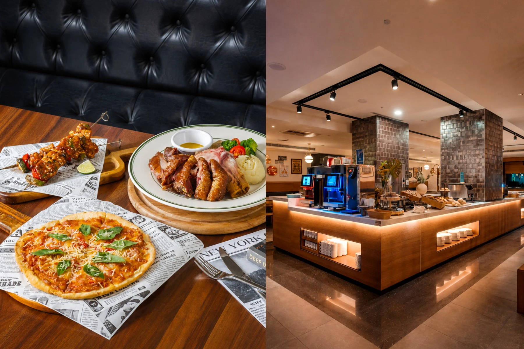 路易莎「傑克兄弟牛排」全新 Grill & Bar 店型台中逢甲開幕 240 元商業午餐免費吃沙拉吧,晚間海鮮桶烤串上桌 -- 上報