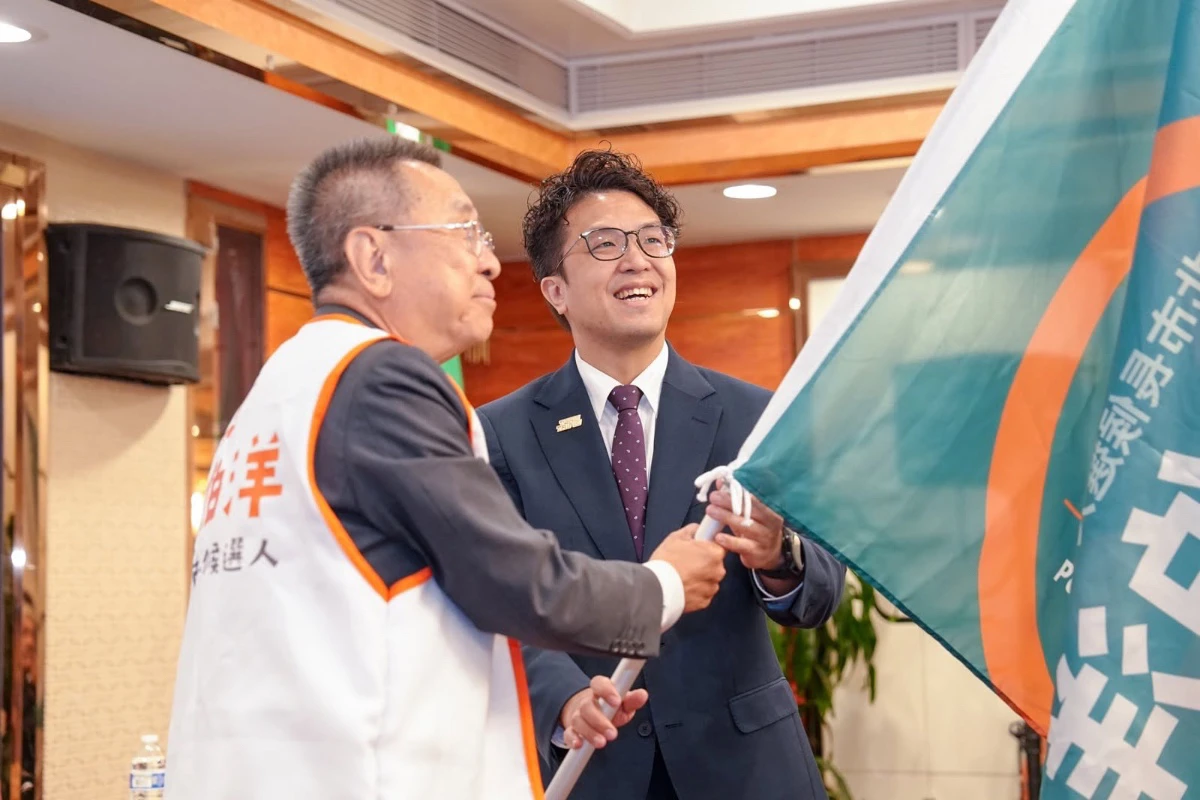 沈伯洋赴美拉抬選情！美西後援會300人到場　拜會爾灣市長、台裔議員