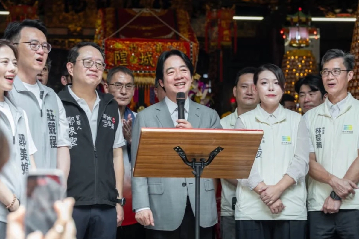 參與城隍祭同台高虹安　賴清德：期待新竹市民選出清廉市長