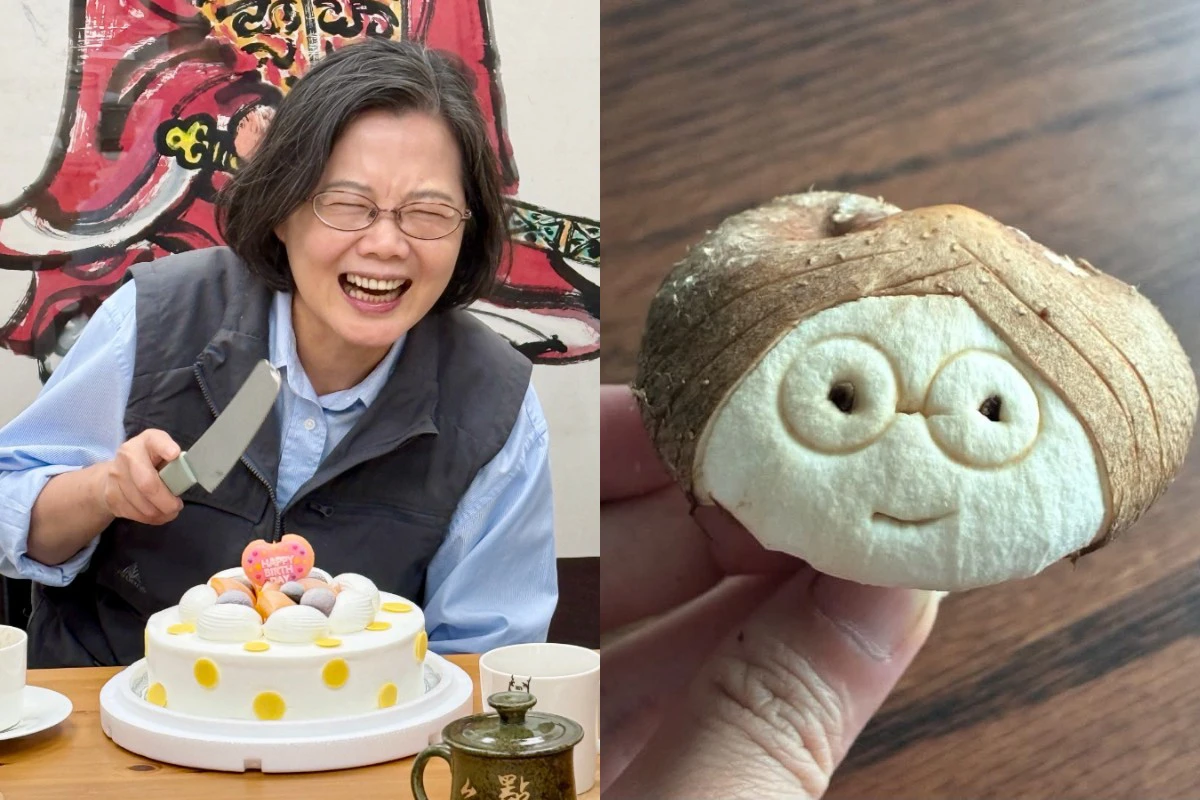 蔡英文70歲生日照曝光　自嘲想甩蘑菇頭但剪完仍是「小英菇」
