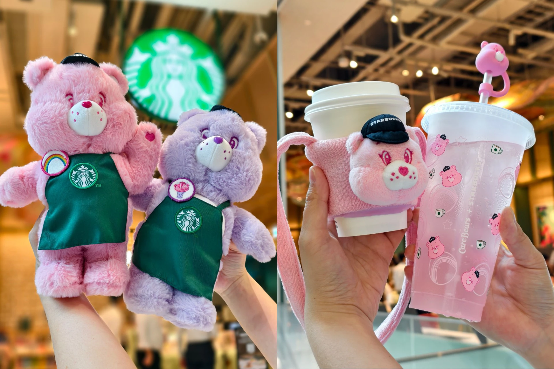 【有片】星巴克買一送一!Care Bears 聯名周邊搶先看、限量貼紙免費送 2027 年曆小熊盲盒開賣
