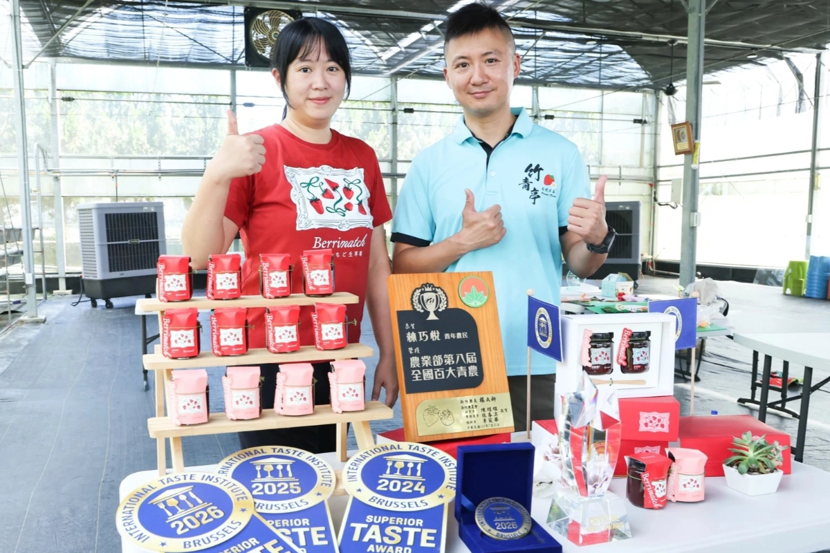 【產地直擊】全世界連續三年獲 ITI 三星認證的「草莓果醬」 竹青亭農場串聯青農創造關西草莓奇蹟