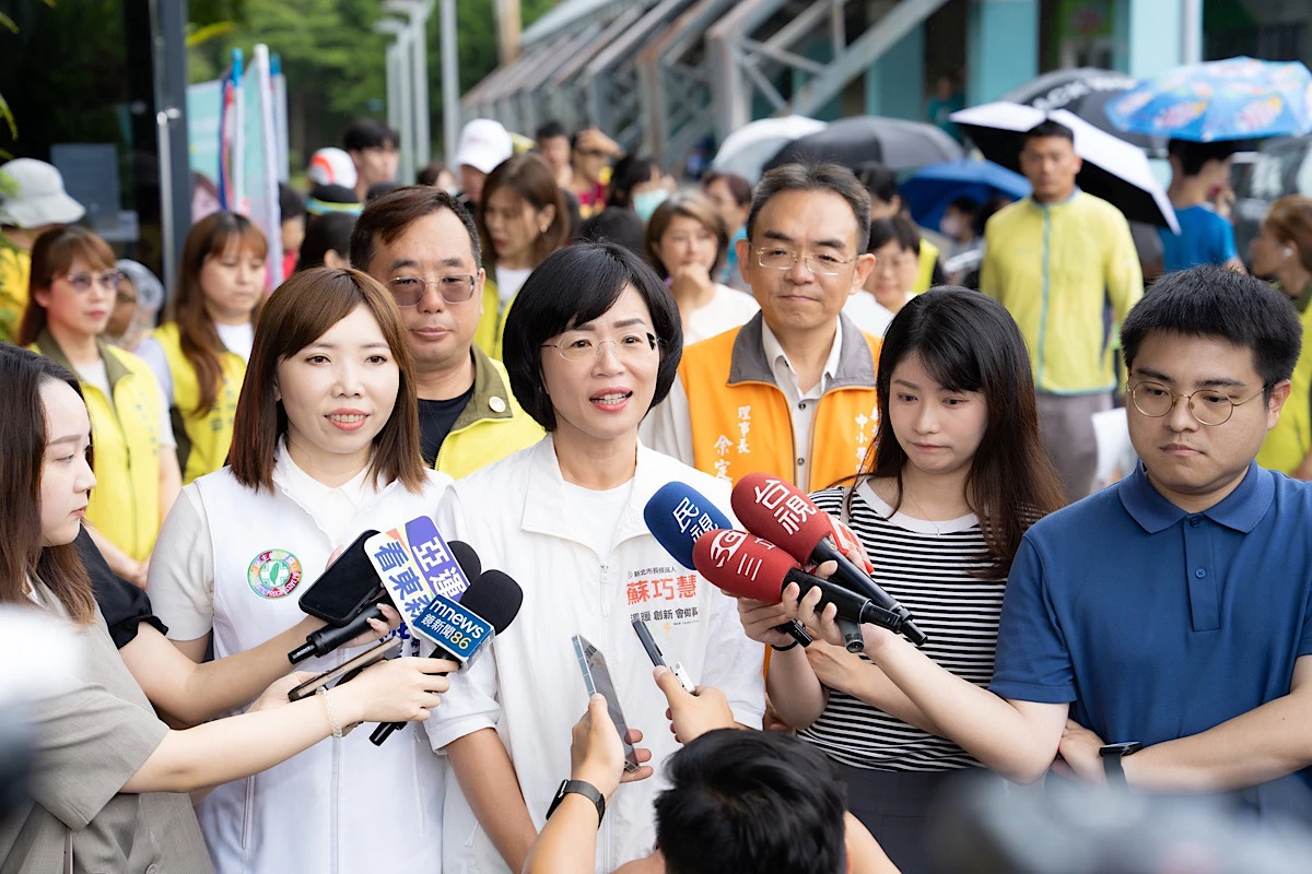 出席中和親子越野活動　蘇巧慧：完善社區運動圈讓孩子在玩中學習