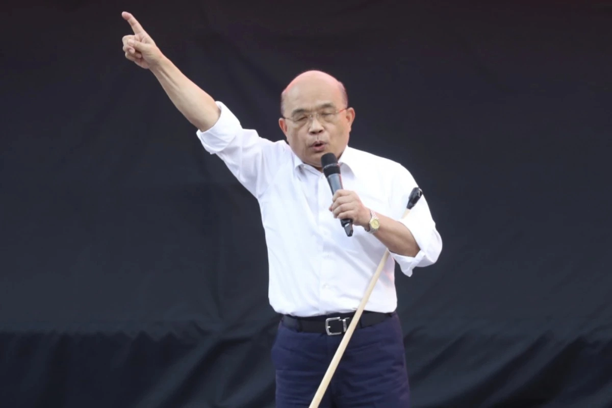 蘇貞昌在擔任行政院長時,曾暗批張善政錯失台積電進駐機會。(資料照片/王侑聖攝)